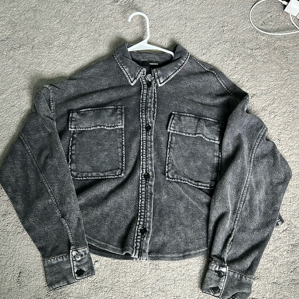 Button Up Shirt Jacket